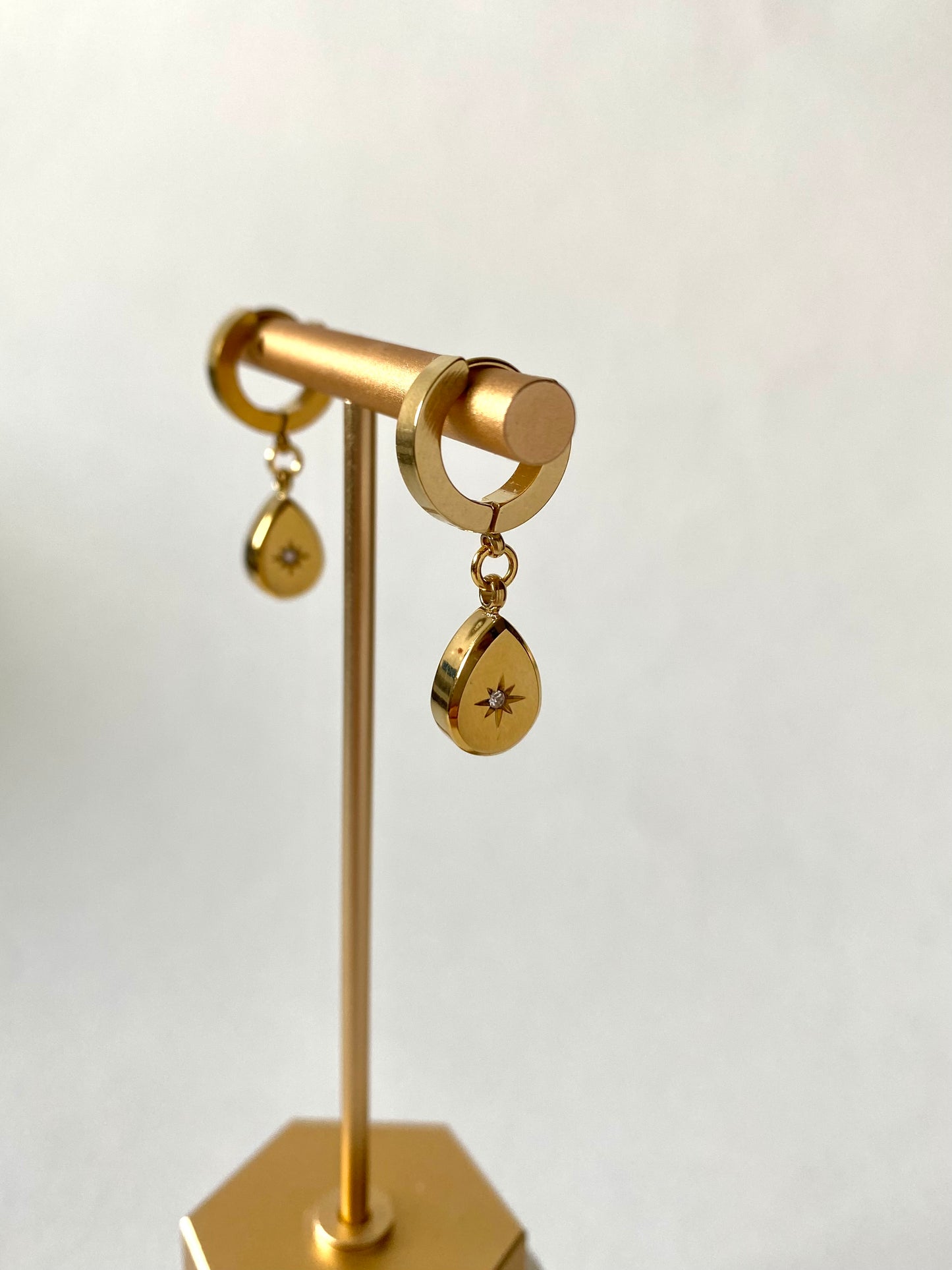 Celeste Huggie Dangle Earrings