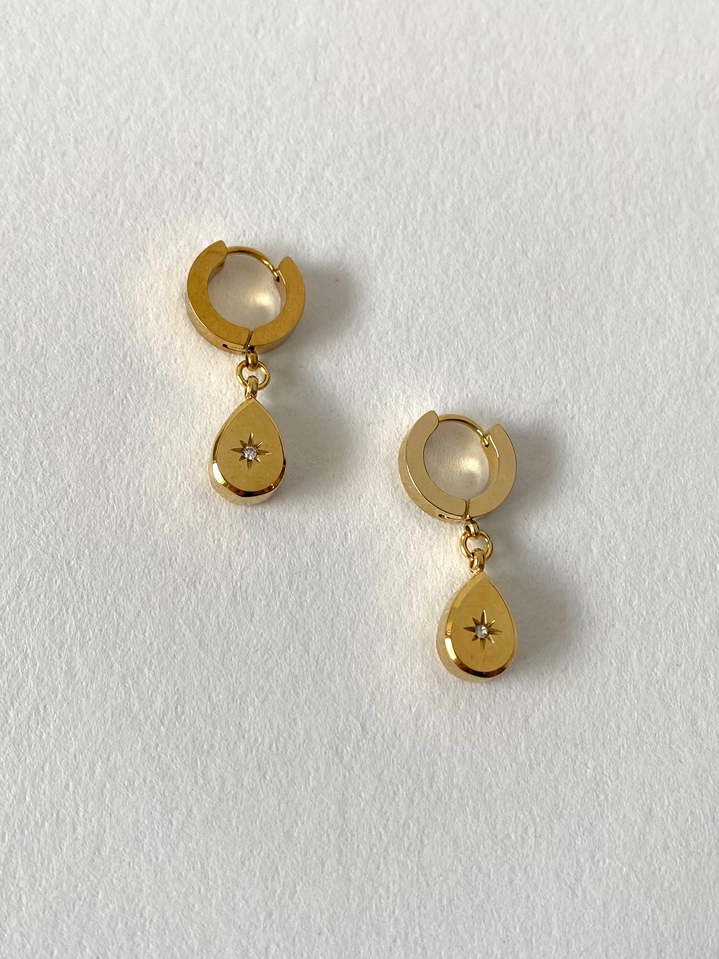 Celeste Huggie Dangle Earrings